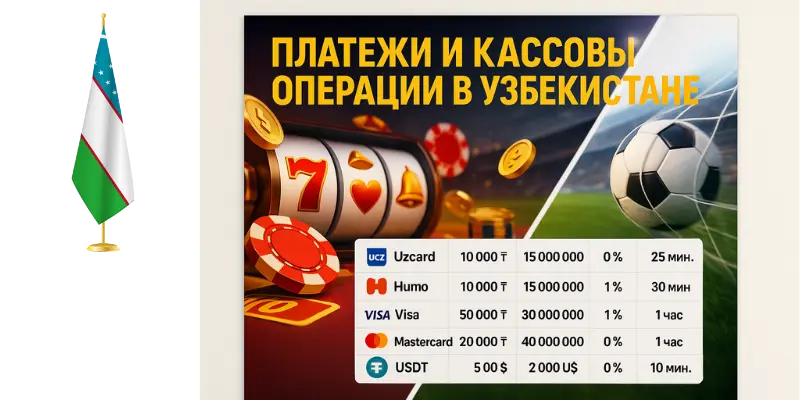 Платежи и кассовые операции в Узбекистане